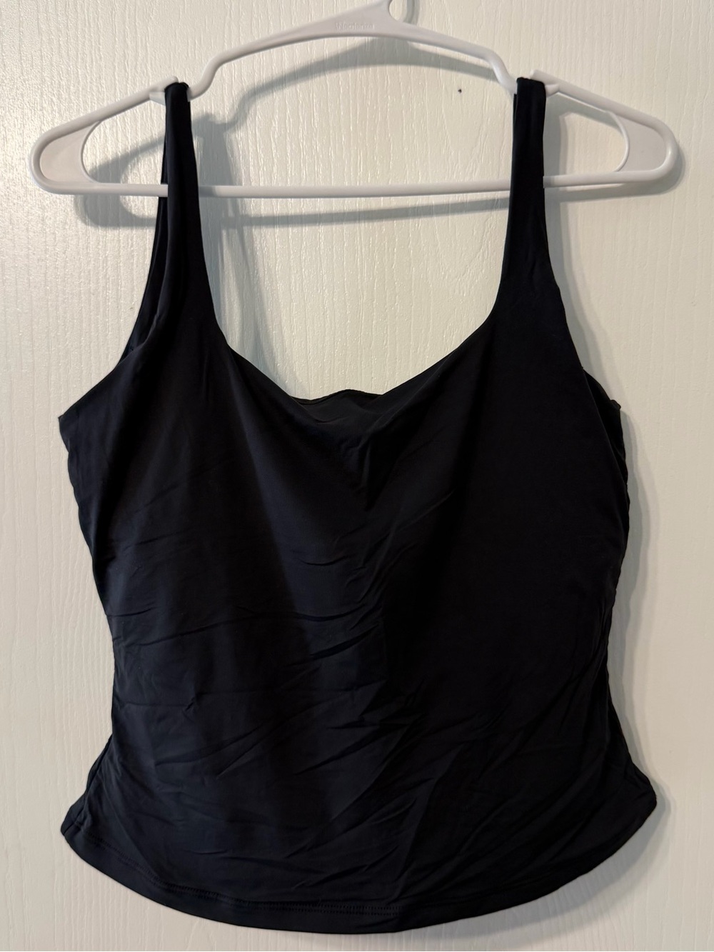 Black Women's Scoop Neck Tank Top